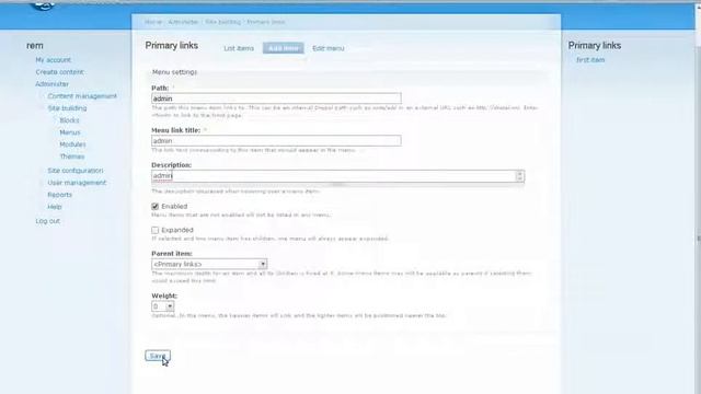 Drupal Создание сайта. часть 6