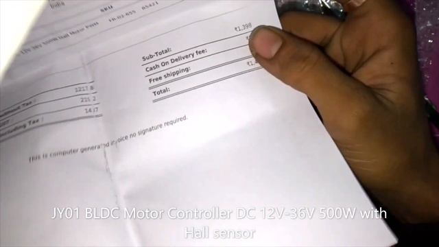 Driver Unboxing Brushless Motor Controller DC 12V-36V 500W Hall Motor PWM Driver Board смотреть онлайн