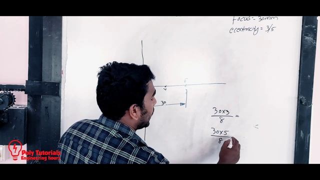 Ellipse by Eccentricity Method /For Kerala Polytechnic/B.tech/BE смотреть онлайн