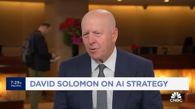 Goldman Sachs' David Solomon on AI strategy, job impact, and M&A environment смотреть онлайн