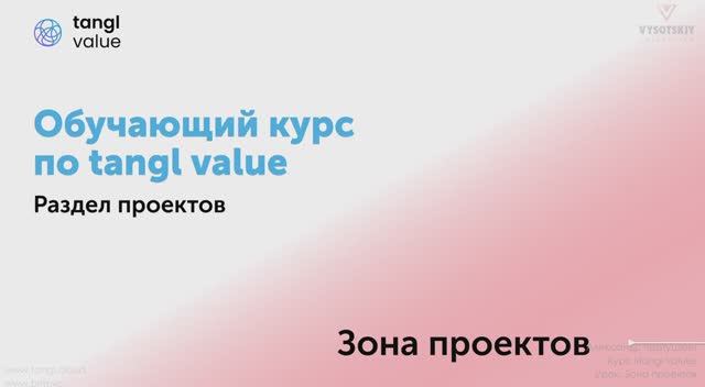 [Курс «Tangl value»] Зона проектов смотреть онлайн
