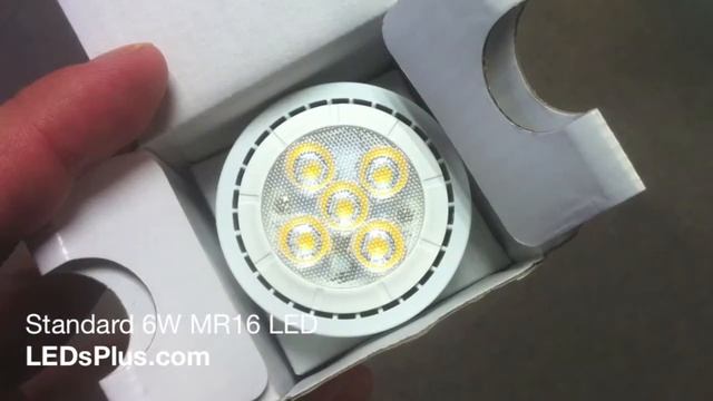 Standard 6 Watt MR16 LED Light Bulb - 35 or 50 Watt Halogen Replacement смотреть онлайн