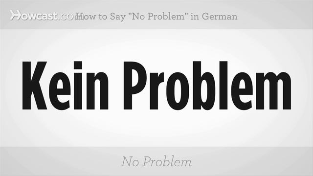 How to Say "No Problem" in German | German Lessons смотреть онлайн