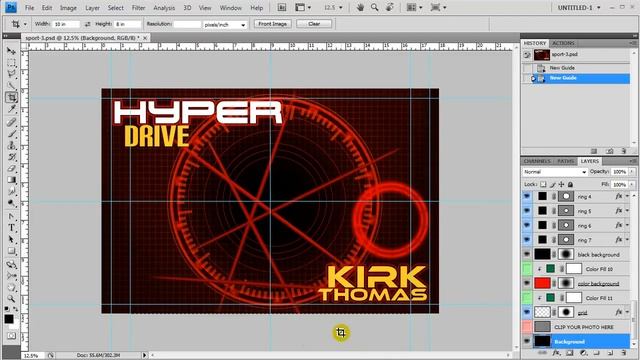 How to Resize a poster in Photoshop to any size смотреть онлайн