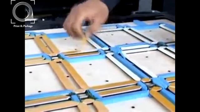 Настройка и установка высечной матрицы на автоматическом штанцевальном прессе смотреть онлайн