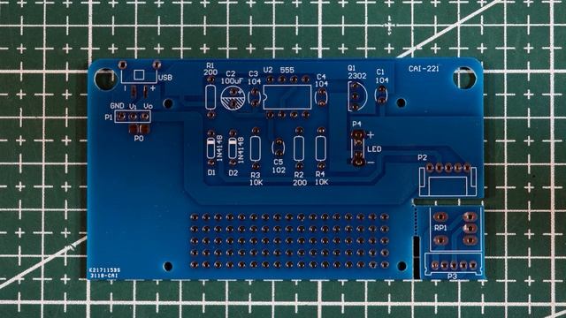 Собираем радио конструктор настольной светодиодной лампа CAI-221