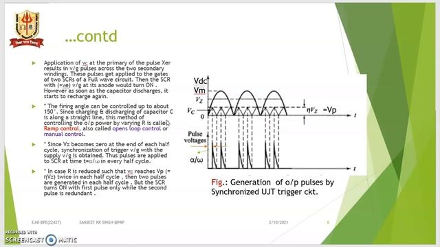 BPE CH 2PART 3 SCR Triggering using UJT,PUT Pulse transformer,Optocoupler смотреть онлайн