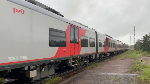 Ласточка с ТЭП70БС на ст.Элисенваара