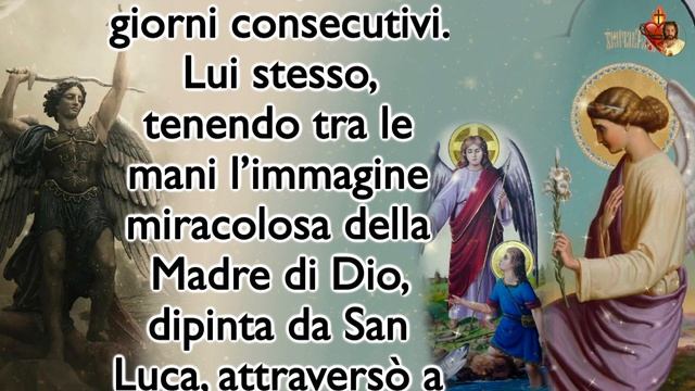 Novena ai Santi Tre Arcangeli.Quarto giorno: San Michele Arcangelo e le sue apparizioni nel cielo смотреть онлайн