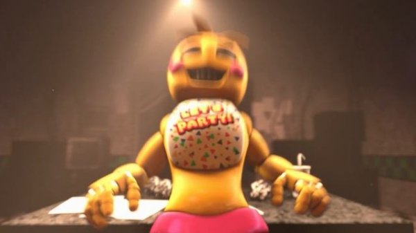 Toy Chica Voice Lines animated