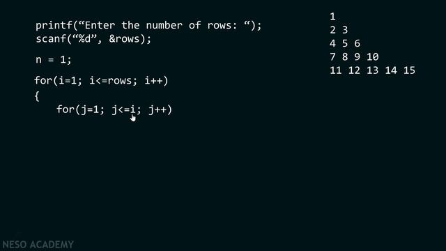 Special Programs in C − Floyd's Triangle смотреть онлайн