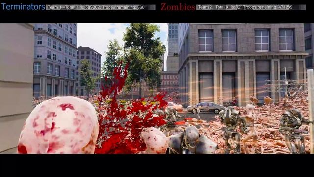 Security mode! 400 Terminators VS 1,000,000 Zombies - Epic Battle - UEBS2 [4k] смотреть онлайн