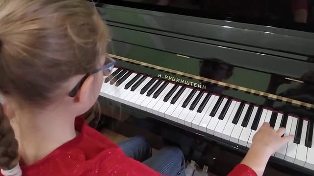 Учимся читать ноты с программой софт Моцарт, Яна, 10 лет