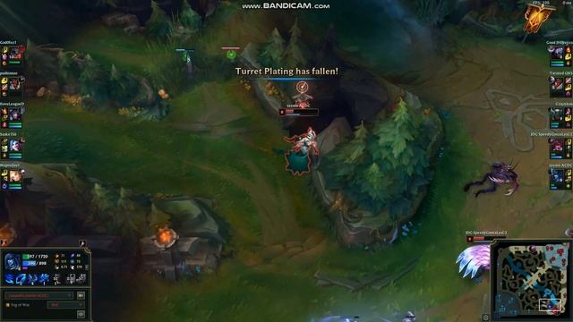 Lissandra support but i am tank and they cannot kill me 1v5 - bot rage quit смотреть онлайн