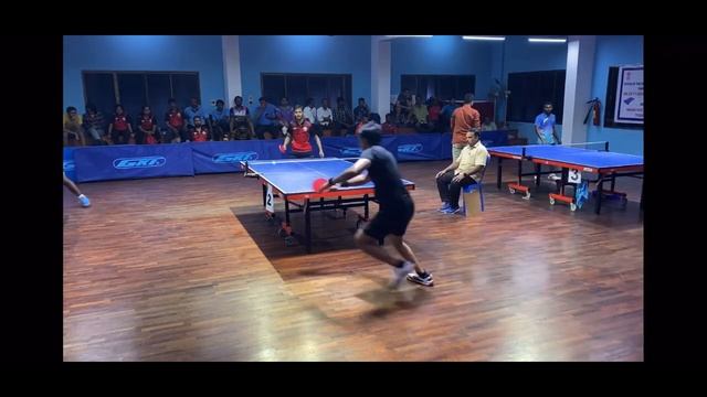 Table Tennis Chopping with Victas Spectol S1 and Victas V 15 stiff. смотреть онлайн