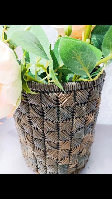 Кашпо, вышивала на канве ротангом смотреть онлайн