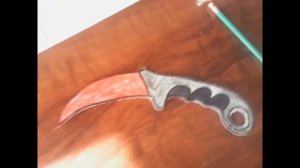 Как сделать керамбит из бумаги