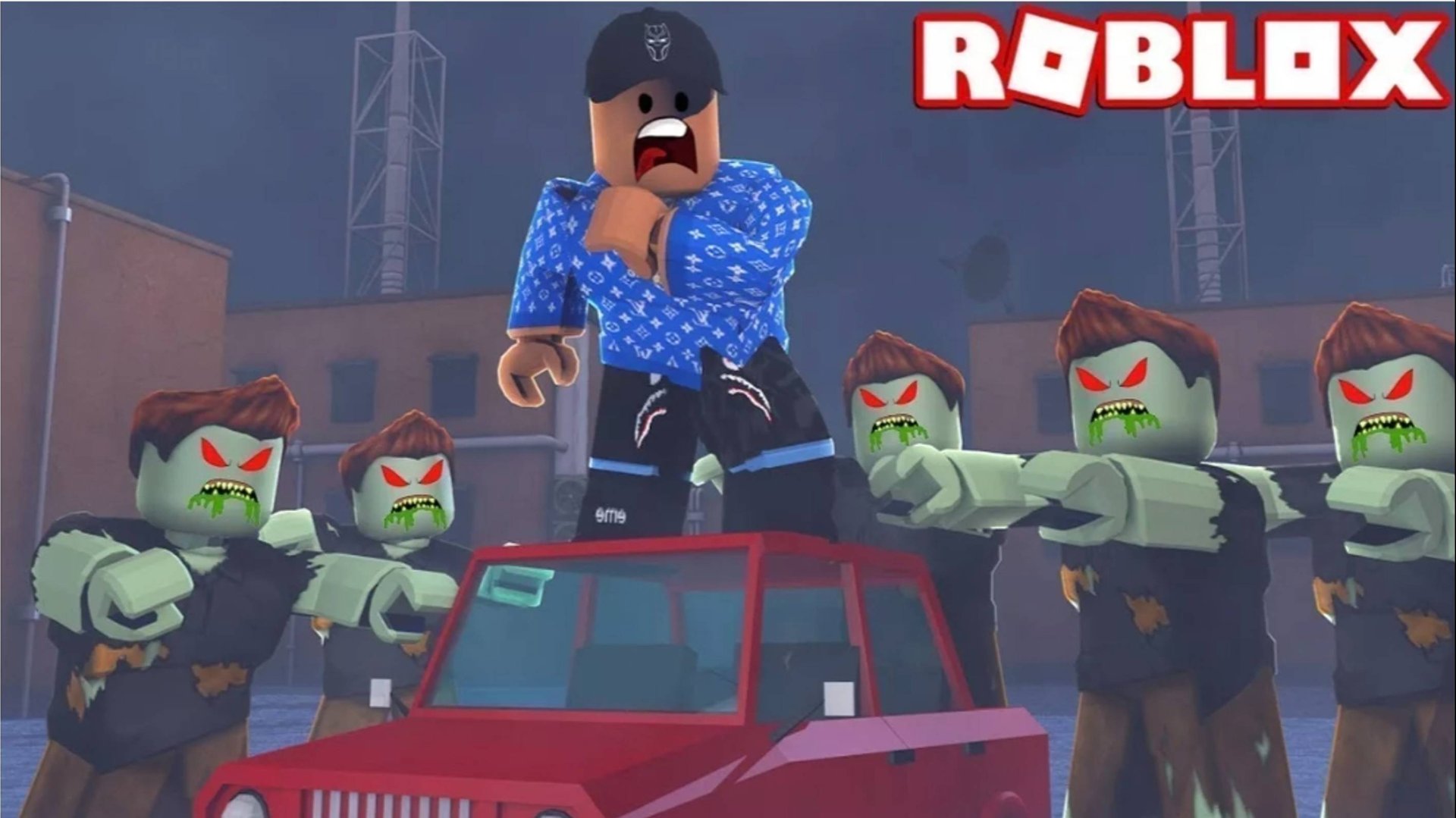 Я выжил 100 дней в заброшенном городе в роблокс смотреть онлайн