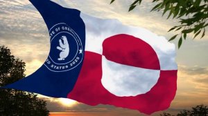 Флаг и гимн штата Гренландия (США) Flag and anthem of the state of Greenland (USA)
