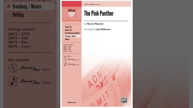 The Pink Panther - Henry Mancini/arr. Jay Althouse (2-part) смотреть онлайн