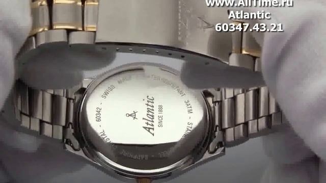 Мужские наручные швейцарские часы Atlantic 60347.43.21 смотреть онлайн