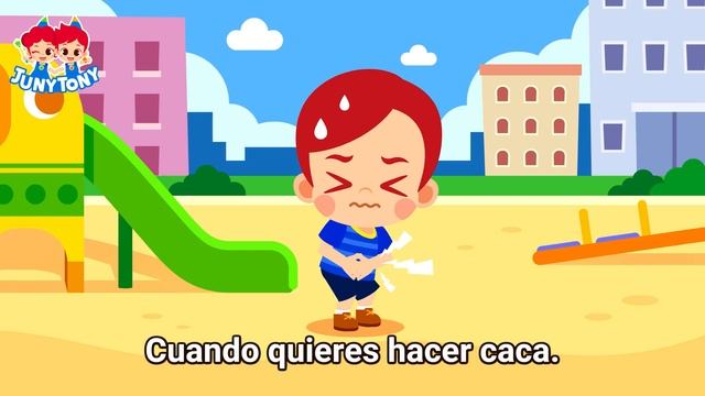 Hagamos Caca en el Inodoro | Buenos Hábitos | Canciones Infantiles | JunyTony en español смотреть онлайн
