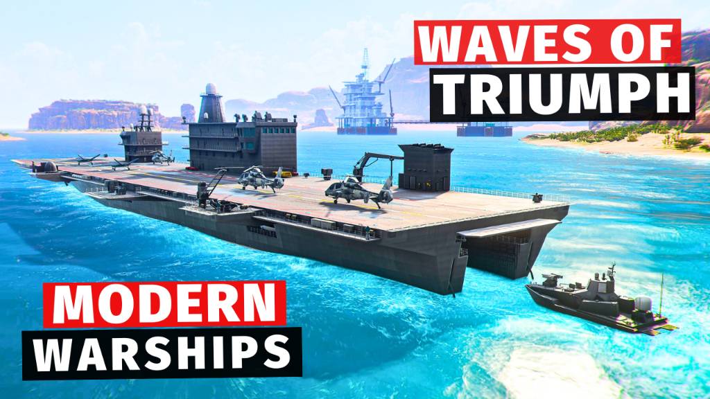 MODERN WARSHIPS | ОБНОВЛЕНИЕ | WAVES OF TRIUMPH смотреть онлайн