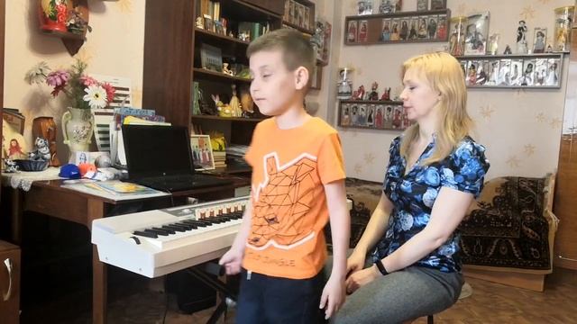 Учимся читать ноты с программой Софт Моцарт, Степан, 7 лет, развитие слуха смотреть онлайн