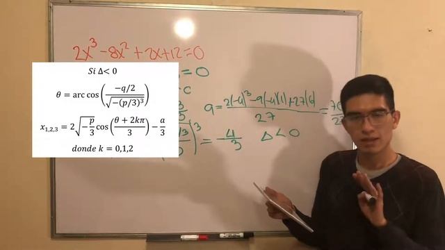 RESOLUCIÓN DE ECUACIONES CÚBICAS - MÉTODO DE CARDANO - EJERCICIO 1