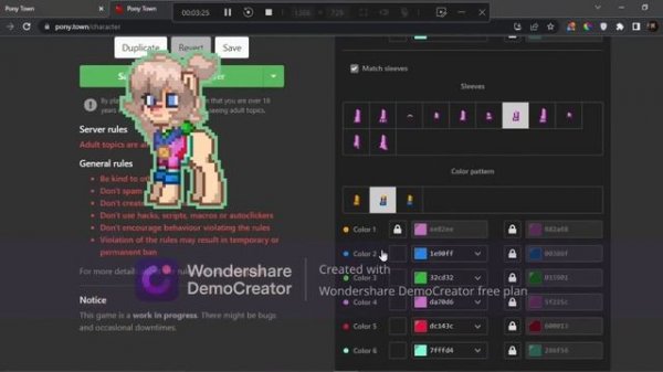 How to make Albedo | PonyTown Tutorial
