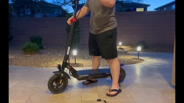 Review of iScooter iX3 Electric Scooter Adults, 10" Off Road Pneumatic Tubeless Tires смотреть онлайн