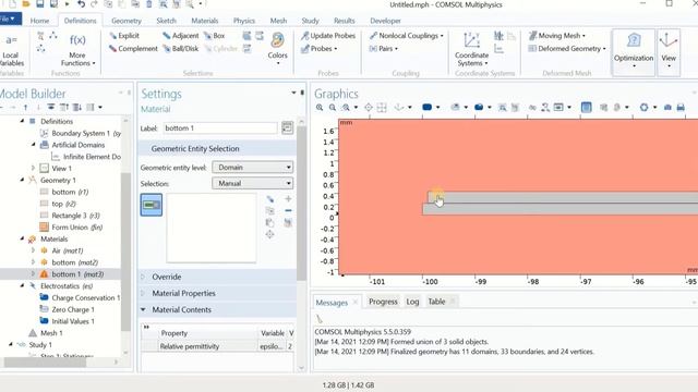 Tutorial 12: Modeling Triboelectric Nanogenerators with COMSOL Multiphysics: Part 1 смотреть онлайн