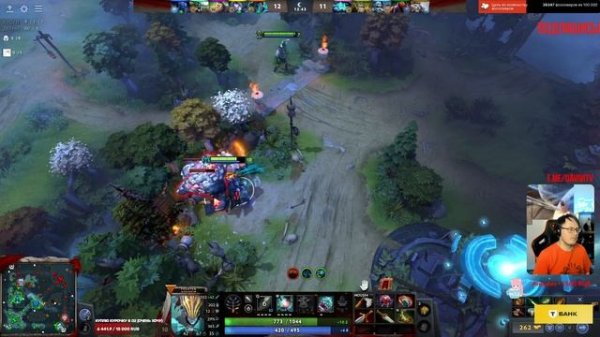 Dota 2! Phantom Assassin ФАНТОМКА МИД! Прикольный бой!