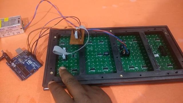How to Make LED Display Board using Arduino and P10 LED Matrix Display | Display Scrolling Text смотреть онлайн