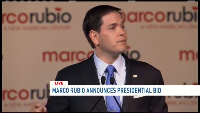 Sen. Marco Rubio announces 2016 presidential bid in Miami смотреть онлайн