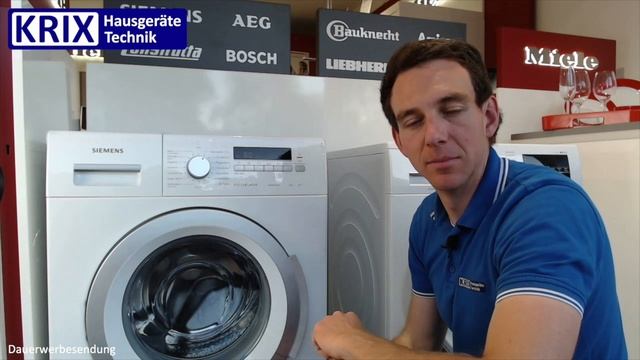 Siemens Waschmaschine iQ300 im Test смотреть онлайн
