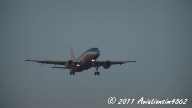 Special US Airways Piedmont Livery lands at Bradley смотреть онлайн