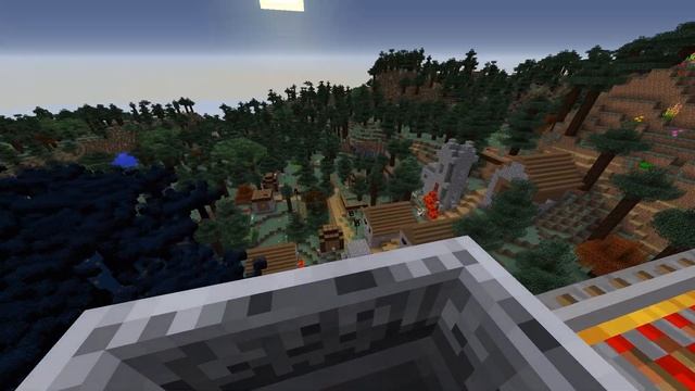 Long rails in Minecraft Sevtech atmospheric chill ride смотреть онлайн