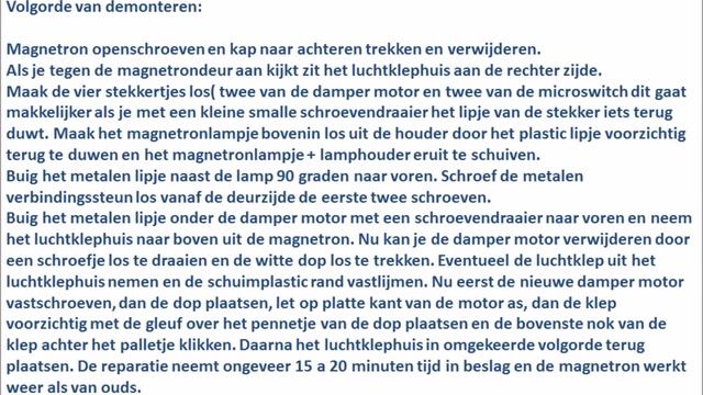 Sharp damper motor, motor van de luchtklep vervangen plaatsen смотреть онлайн