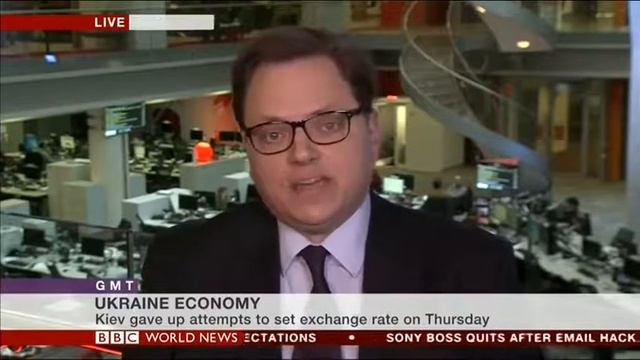 Andy Hunder, Ukrainian Institute London, on BBC World Business Report, February 6, 2015, смотреть онлайн