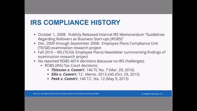 CPA and Attorney Education: Understanding Rollover for Business Startups (ROBS) смотреть онлайн