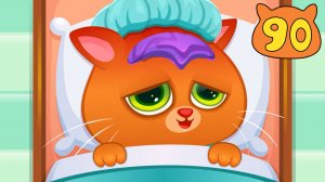 Суровый КОТИК БУБУ №90. У Бубу болит голова и могз. Мультик ИГРА про котят на Хвостик ТВ