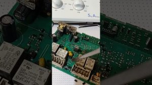 Стиральная машина Индезит (indesit) ремонт модуля управления (бах по УБЛ).