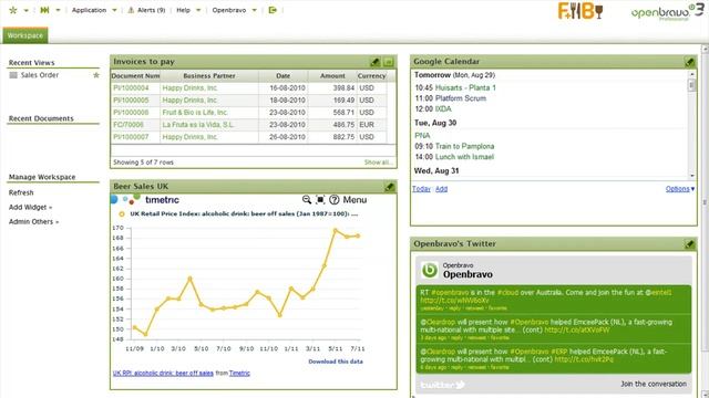 Openbravo 3 Agile ERP HD