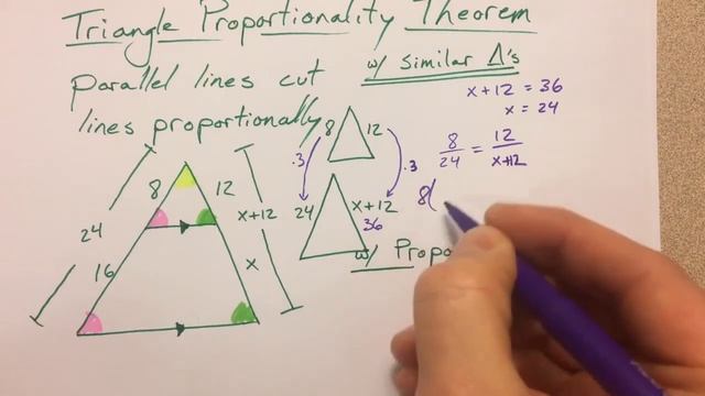 Triangle Proportionality Theorem (Level 1) смотреть онлайн