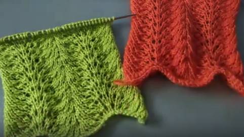 Воздушная Лёгкость! Вяжем ажурный узор спицами! 🧶✨ Простой урок для начинающих! смотреть онлайн