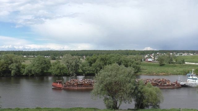 Буксир РТ-312 с баржей 7105 смотреть онлайн