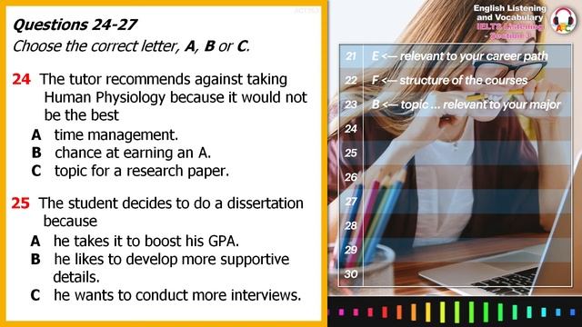 Real IELTS Listening Test | Section 3 | Choosing Courses смотреть онлайн