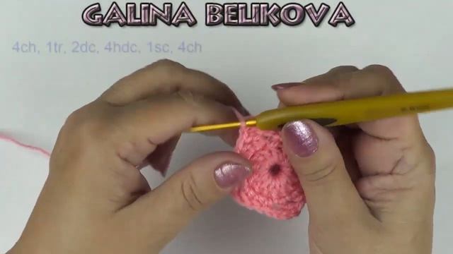 Спиральный квадратный мотив, 2 вариант смотреть онлайн