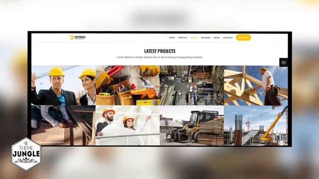 Factorial || One Page Template For Factory & Industries + Download смотреть онлайн